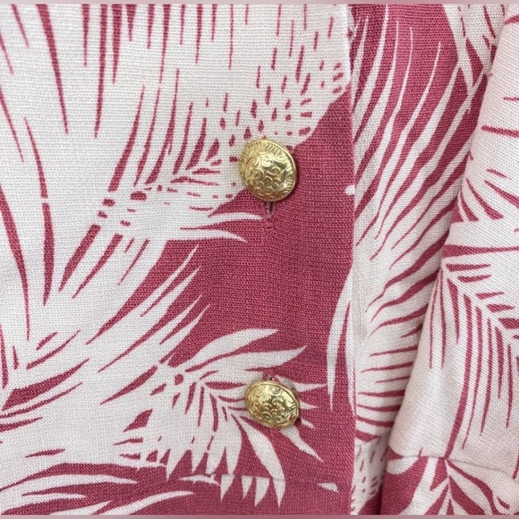 New! Torrid Shaded Palms Tropical Button Up Belted Dress - Picture 10 of 13